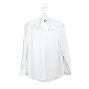 Sam & Lavi Anthropologie White Button Down Shirt